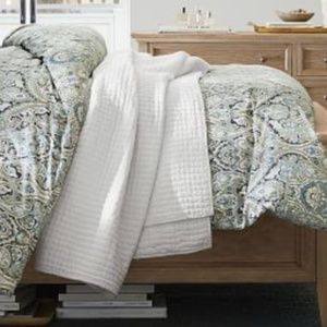 Pottery Barn MACKENNA PAISLEY PERCALE DUVET COVER